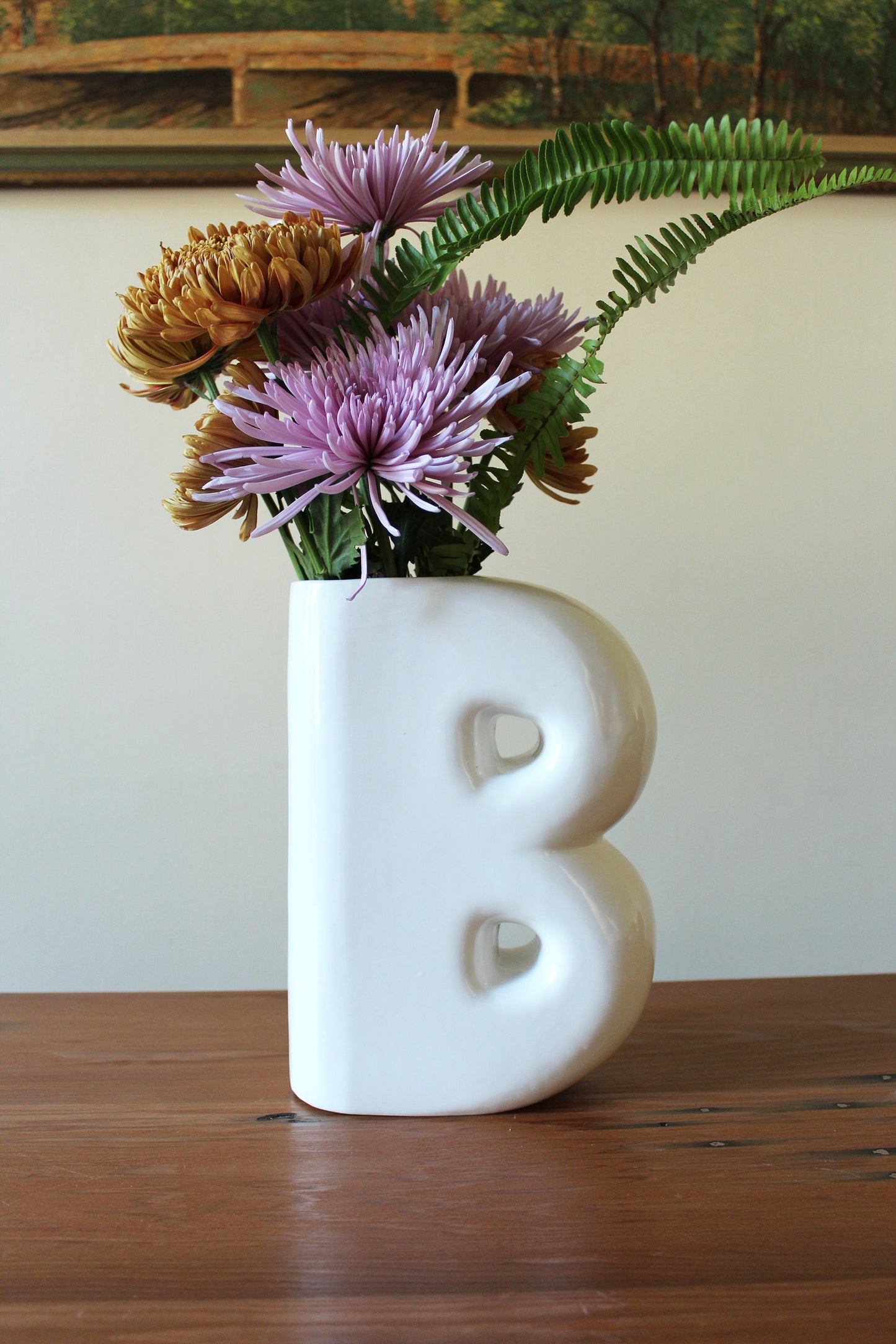Ceramic Vase | Letter B