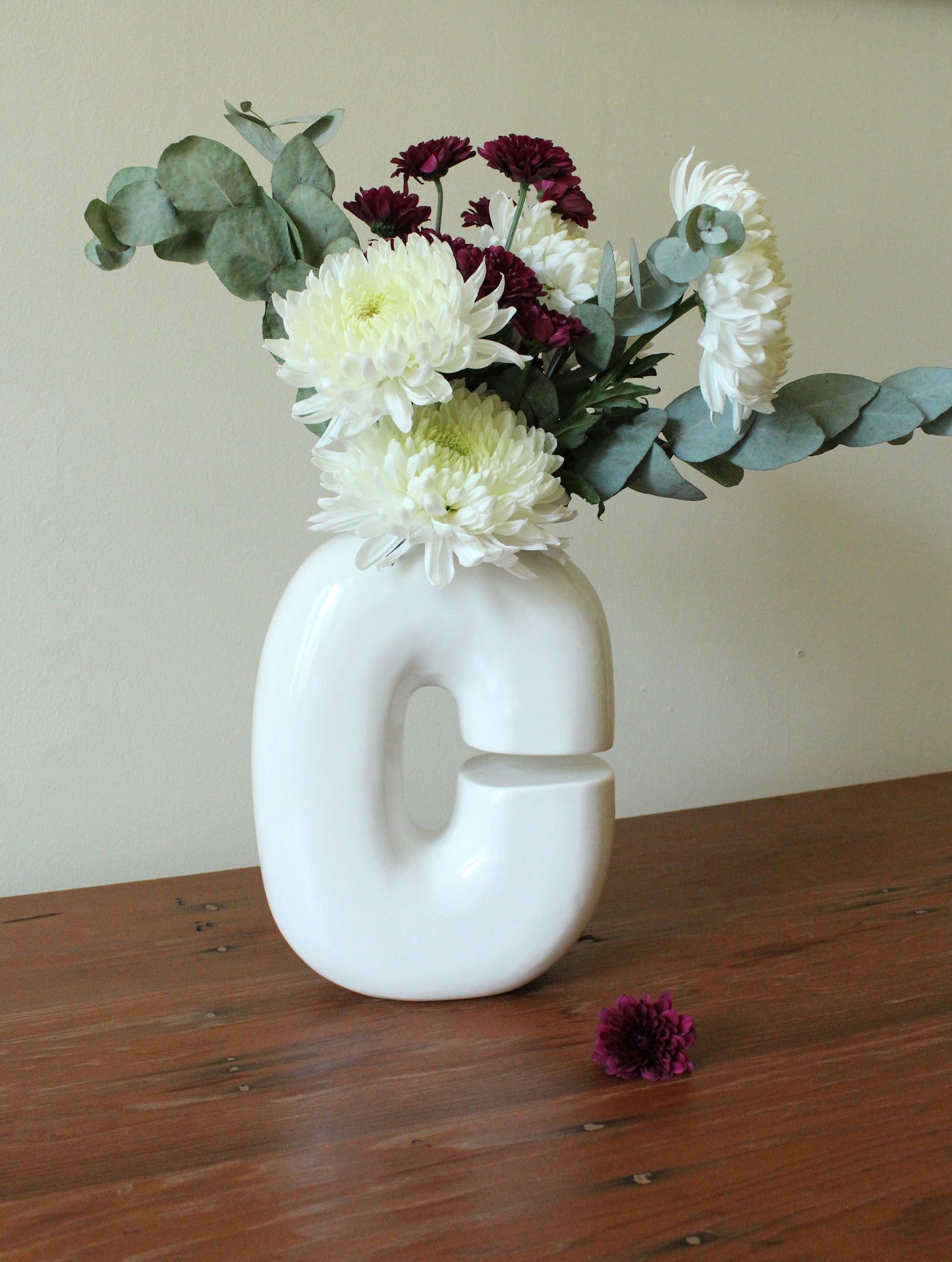 Ceramic Vase | Letter C