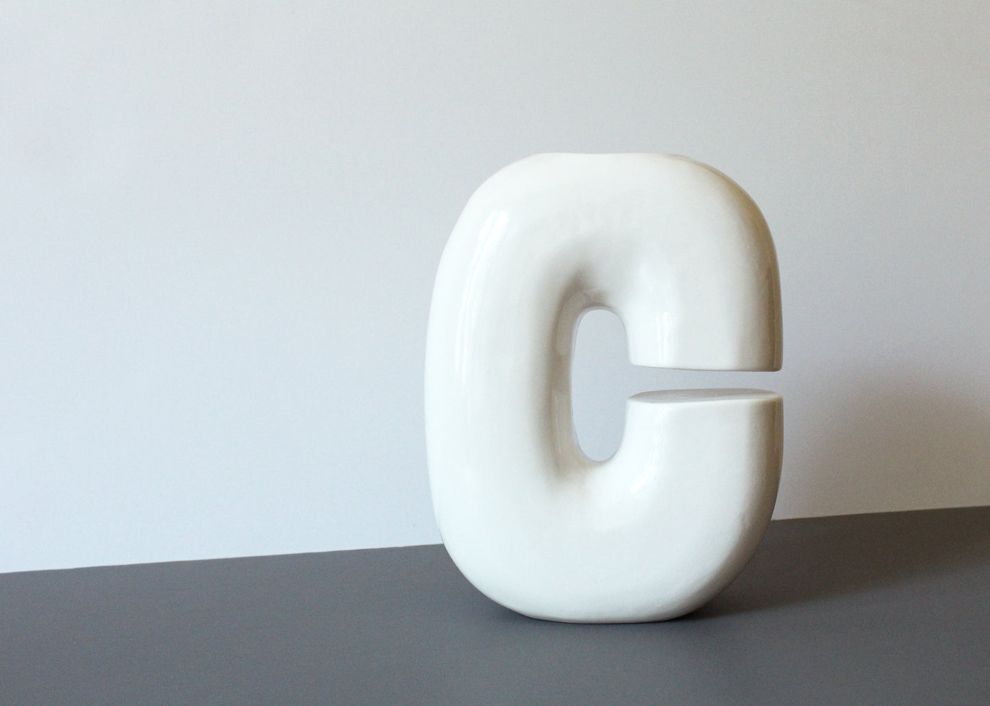 Ceramic Vase | Letter C