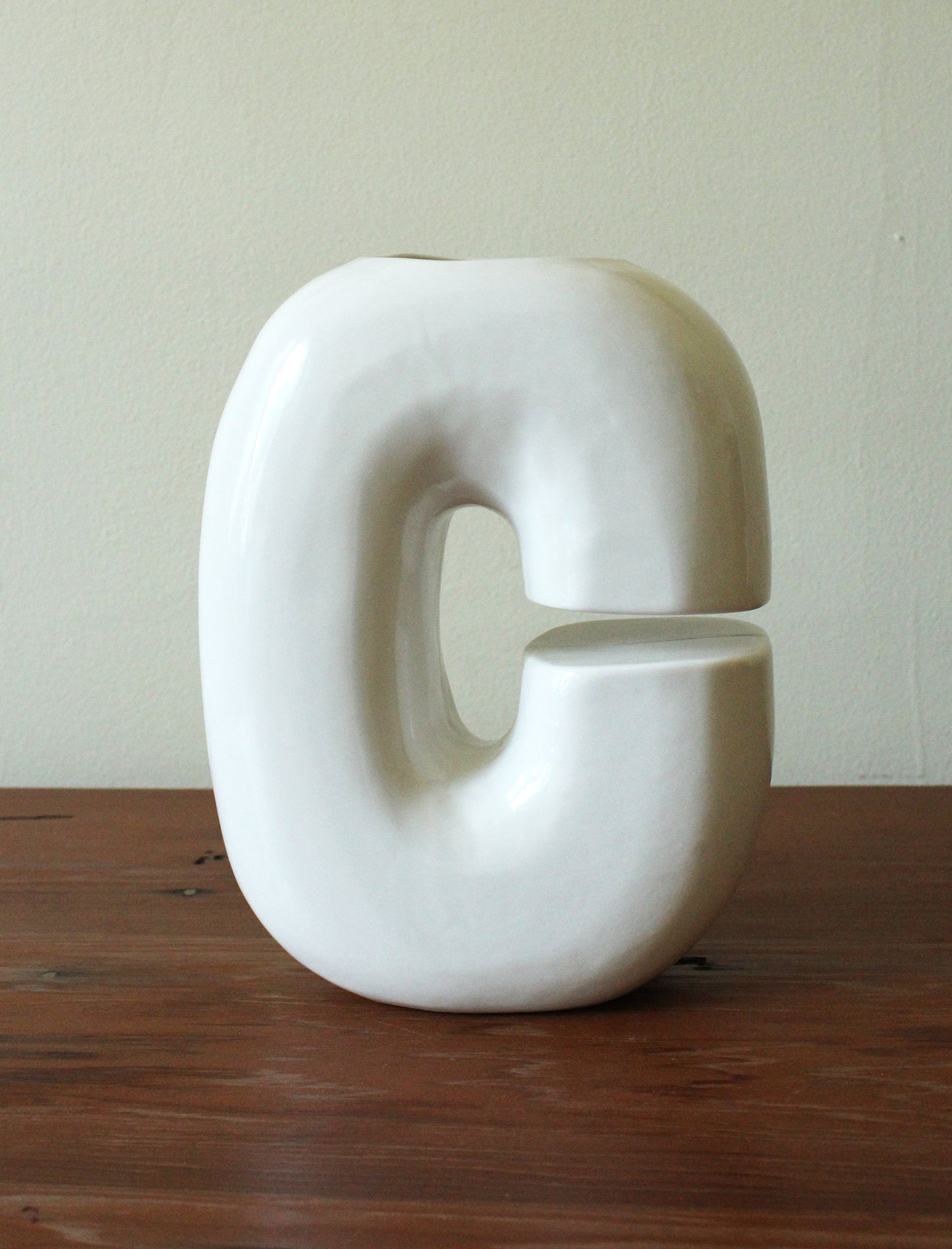 Ceramic Vase | Letter C