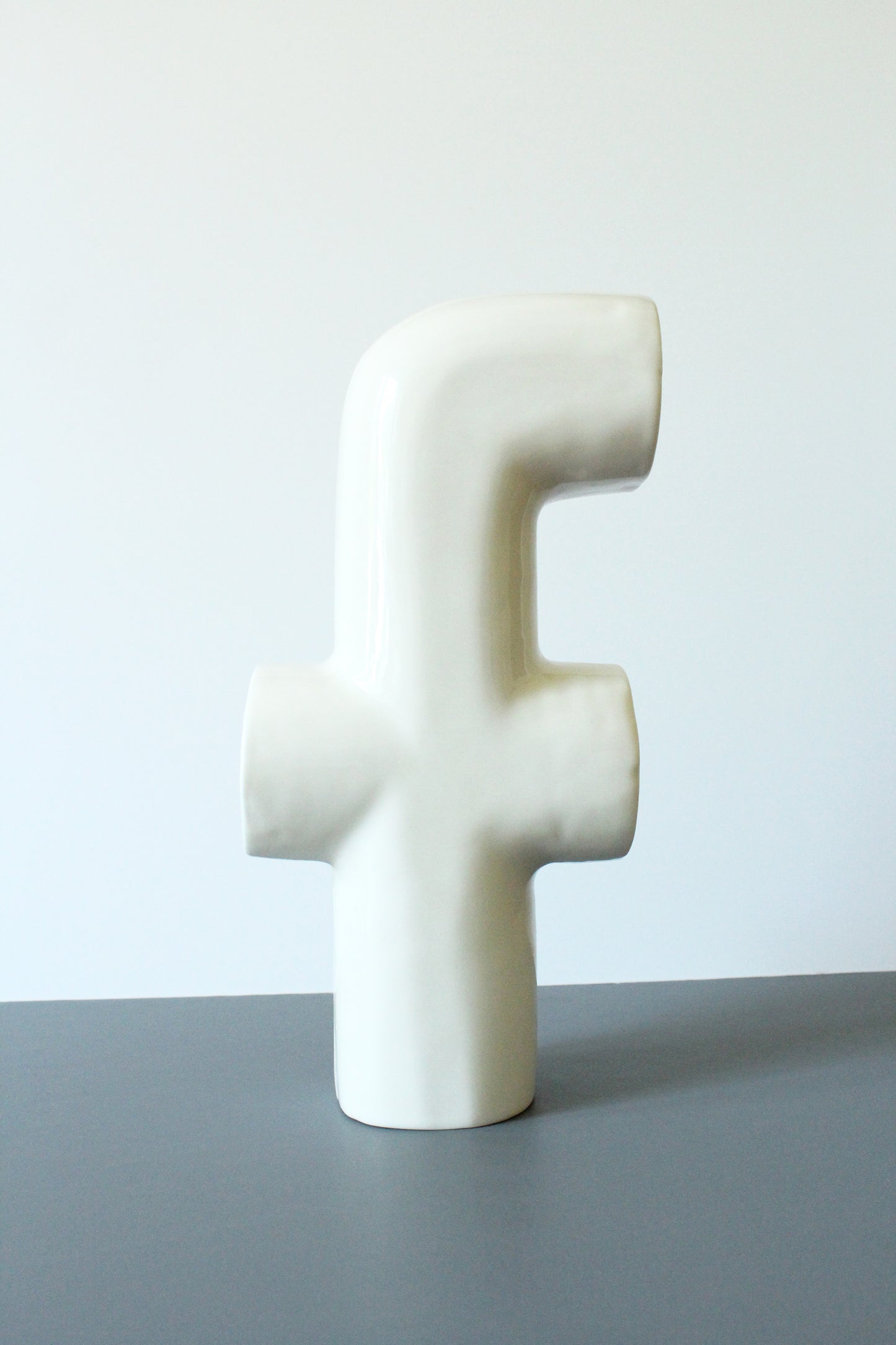 Ceramic Vase | Letter f