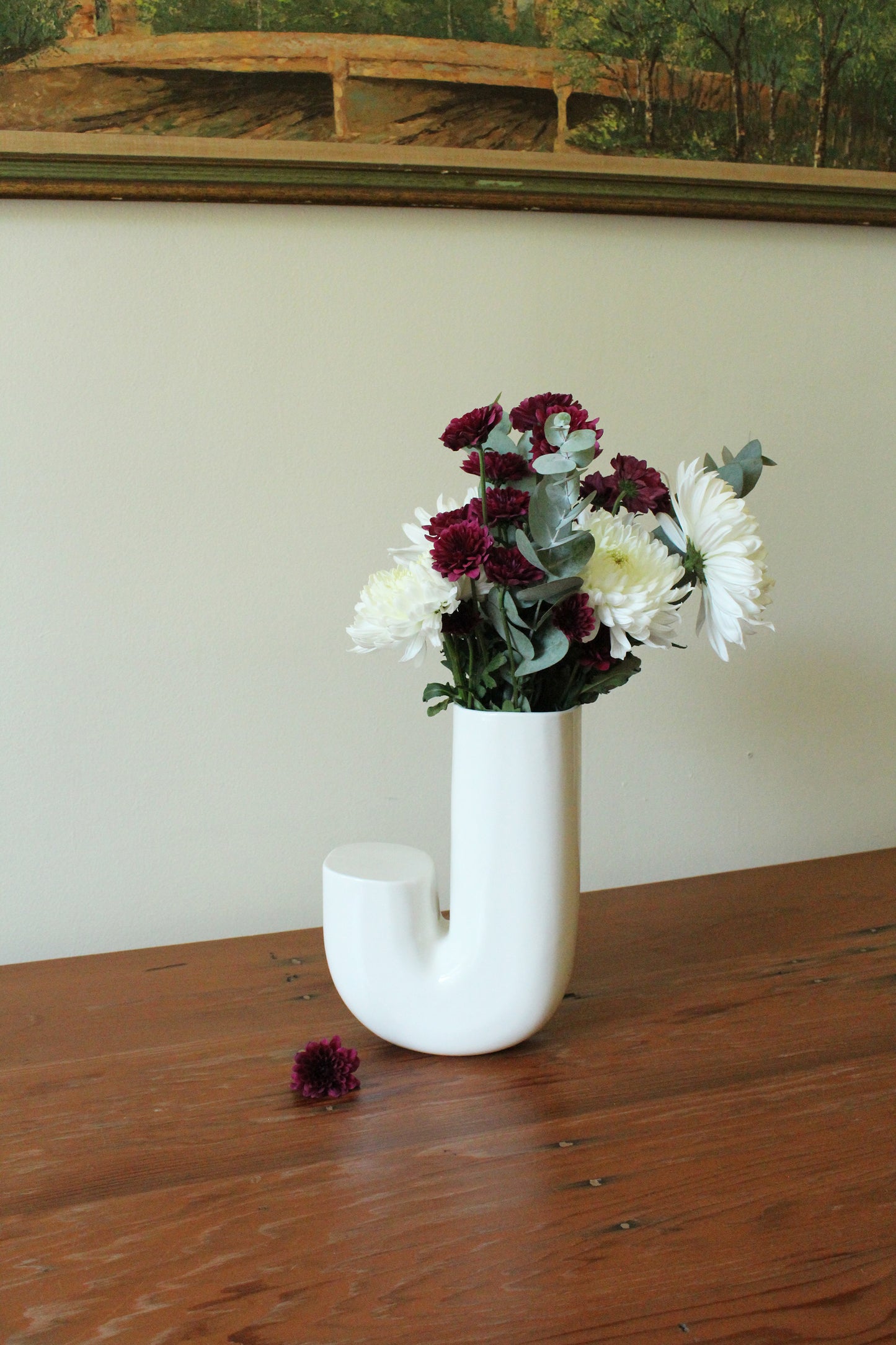 Ceramic Vase | Letter J