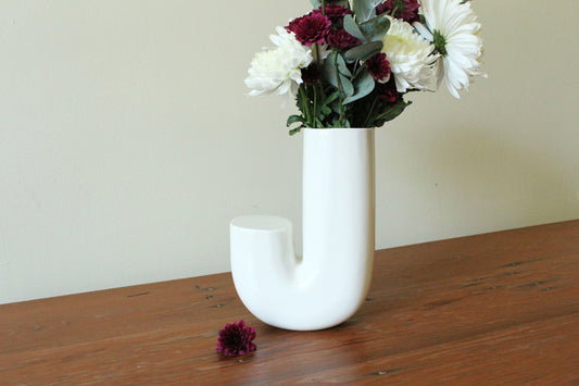 Ceramic Vase | Letter J