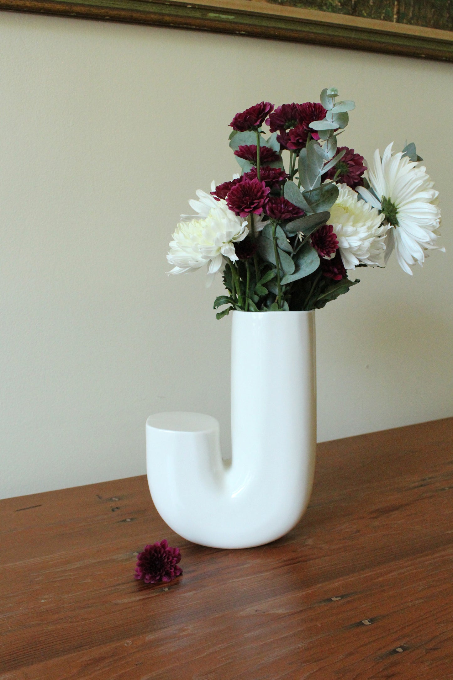 Ceramic Vase | Letter J