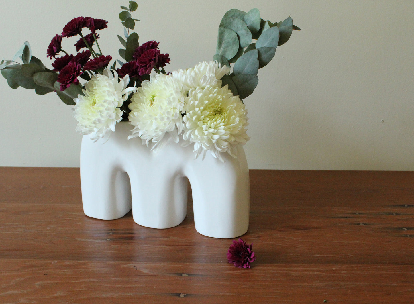 Ceramic Vase | Letter m