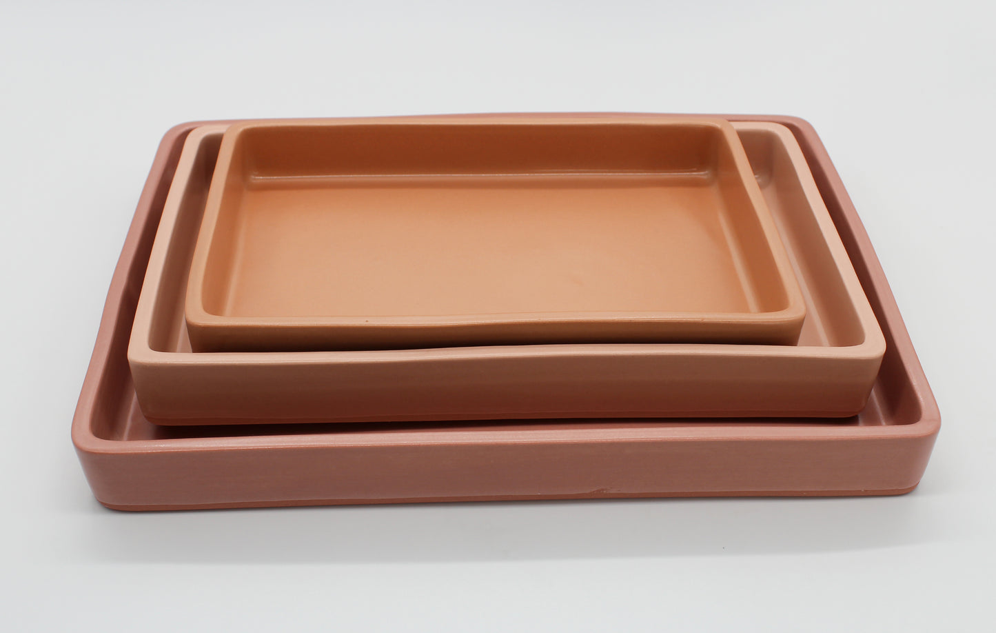 Rectangle Tray Set | Warm Hues