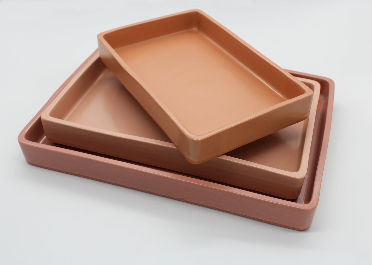 Rectangle Tray Set | Warm Hues