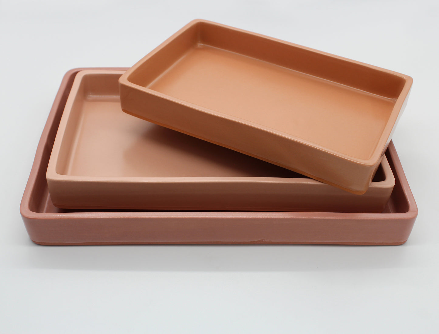 Rectangle Tray Set | Warm Hues