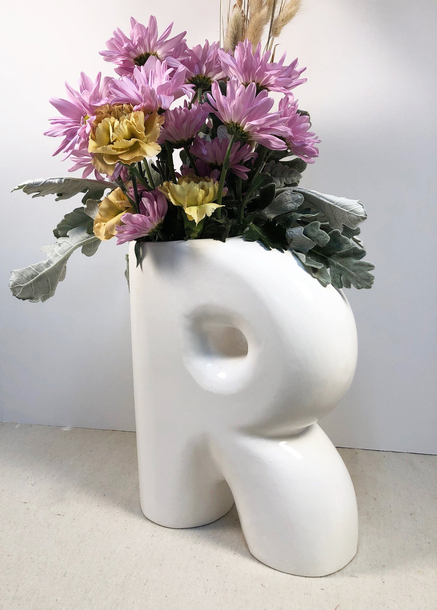 Ceramic Vase | Letter R