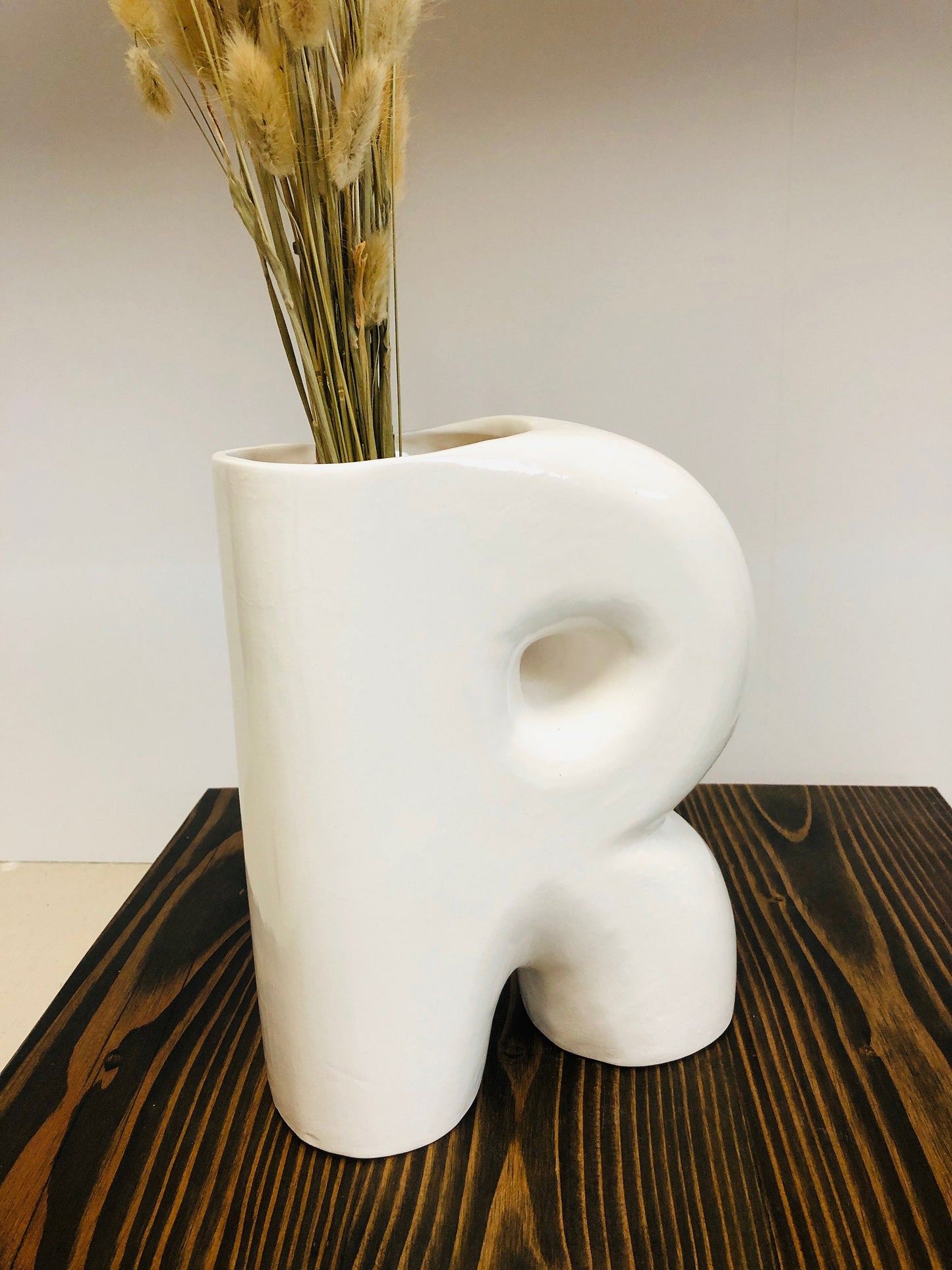 Ceramic Vase | Letter R