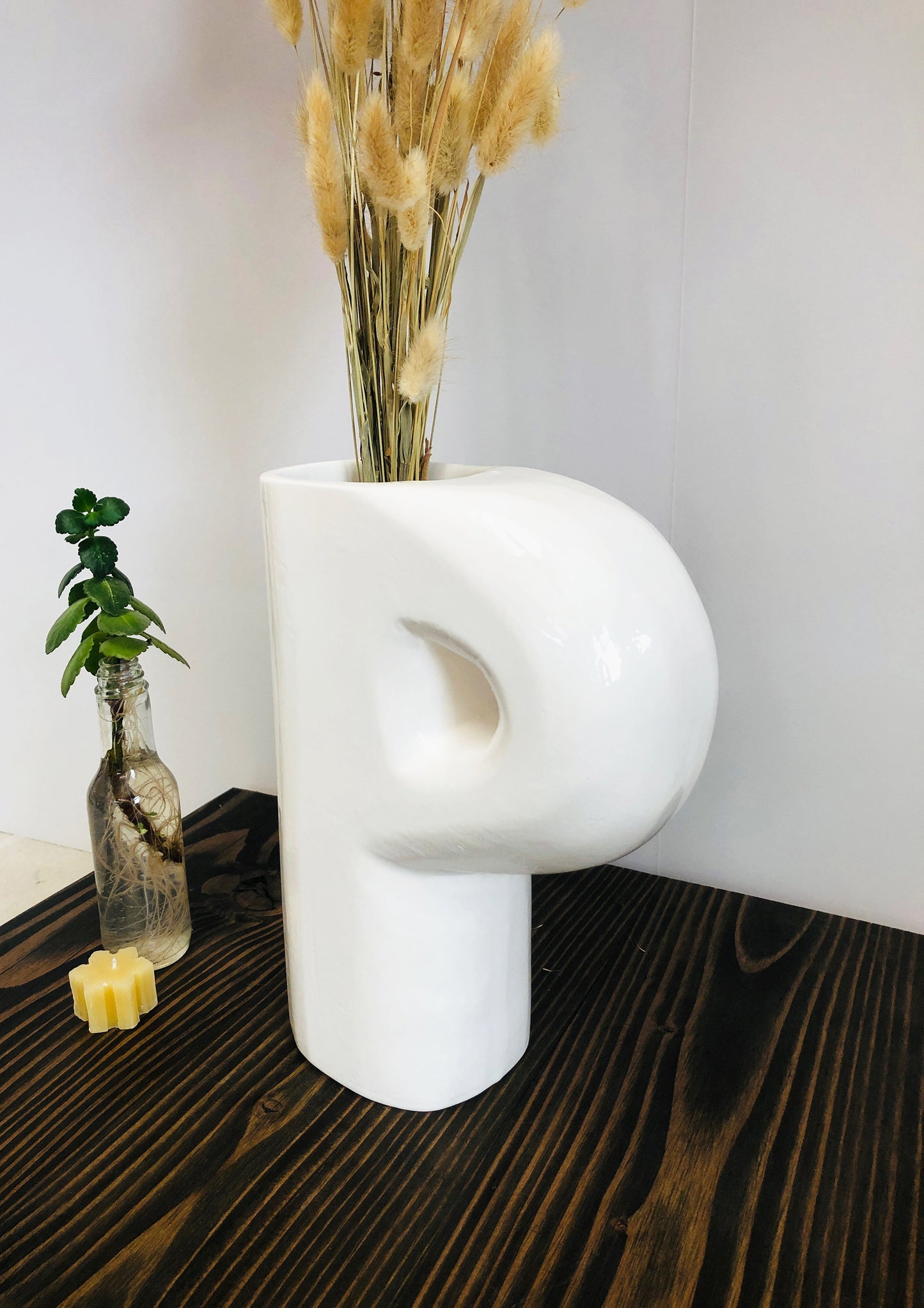 Ceramic Vase | Letter P