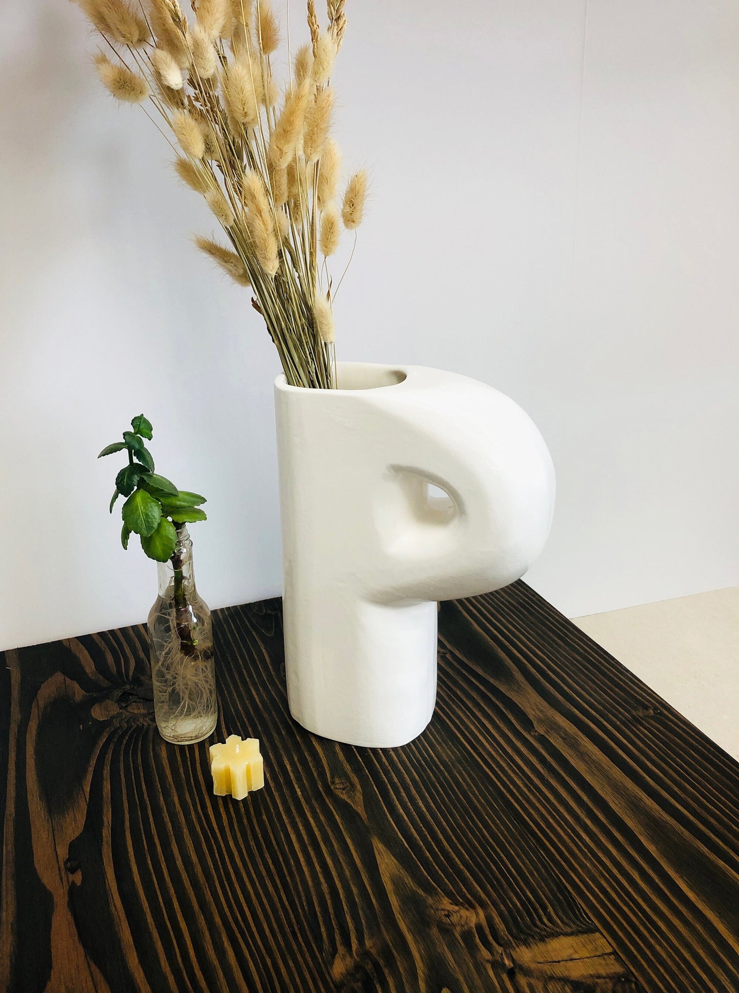 Ceramic Vase | Letter P