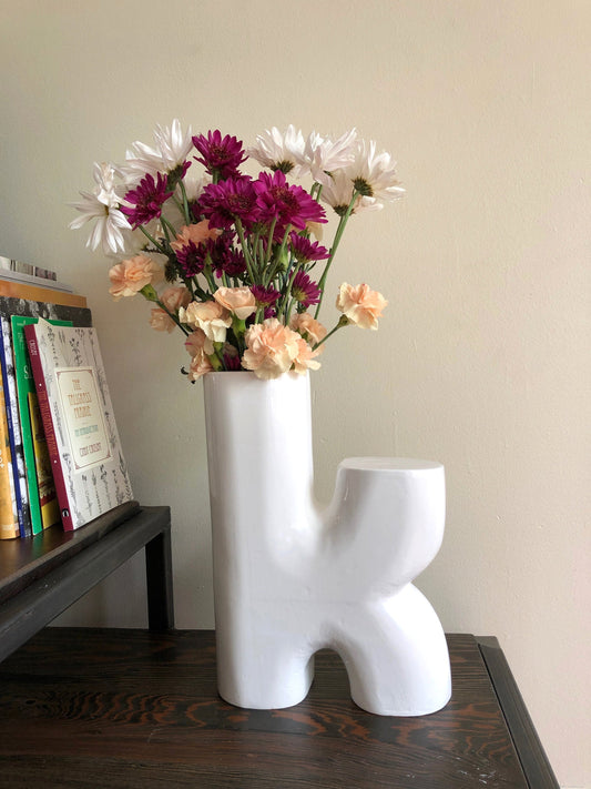 Ceramic Vase | Letter k