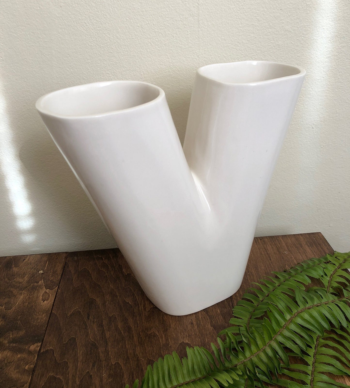 Ceramic Vase | Letter V