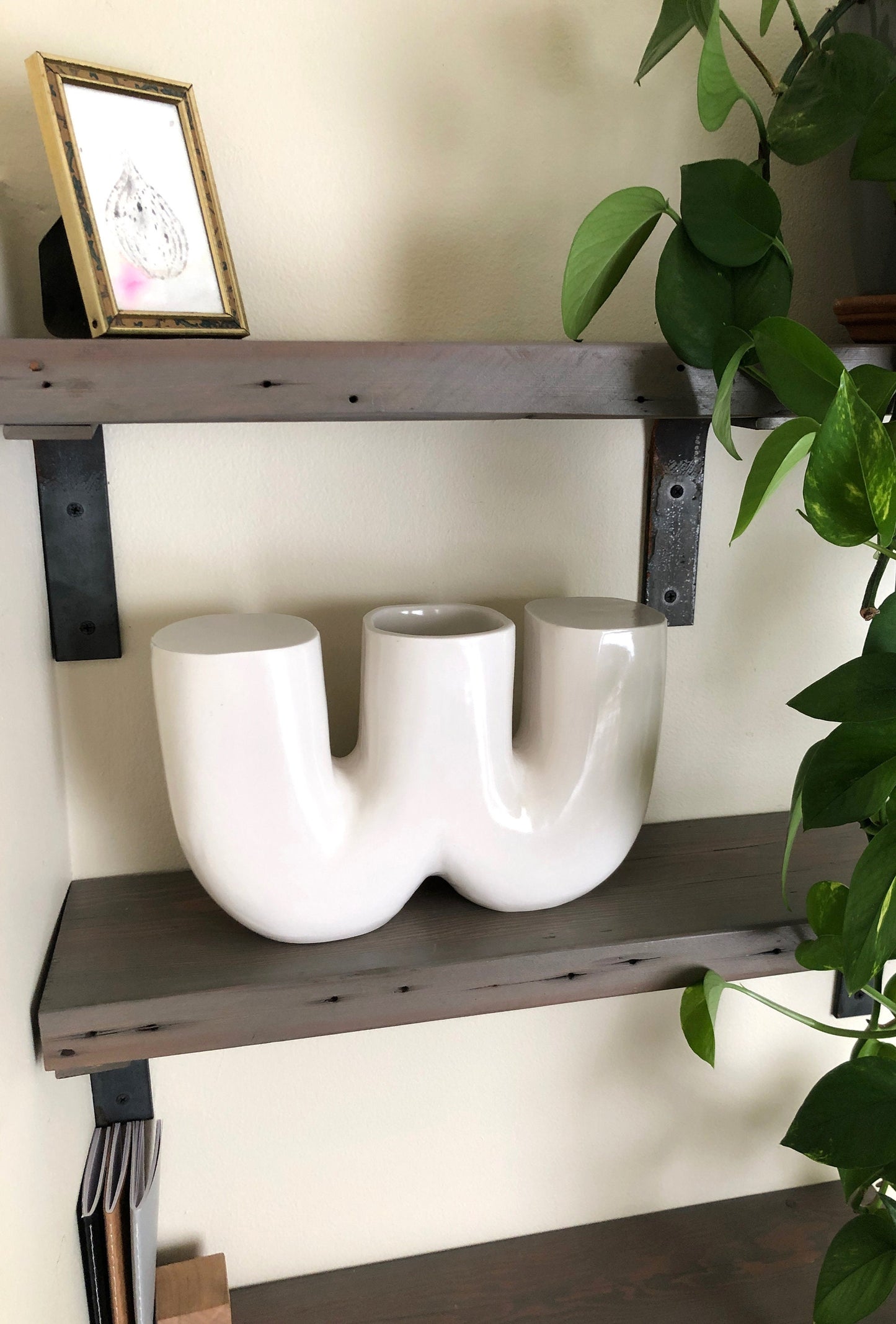 Ceramic Vase | Letter W