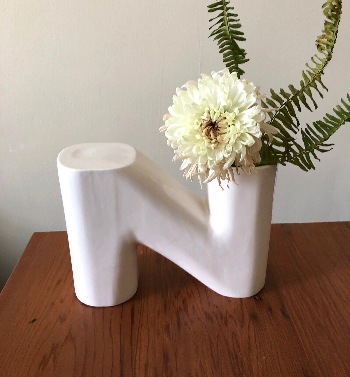 Ceramic Vase | Letter N