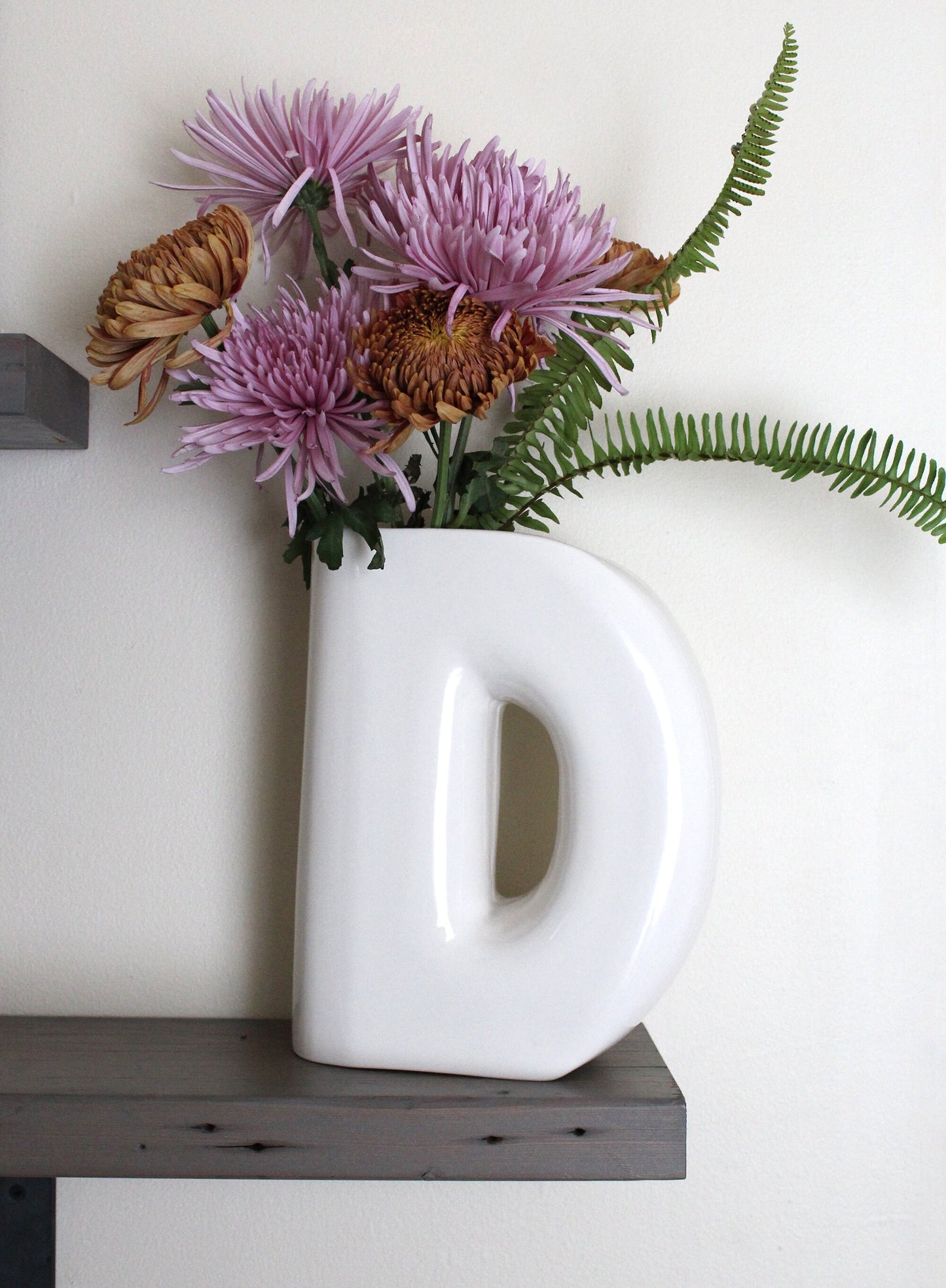 Ceramic Vase | Letter D