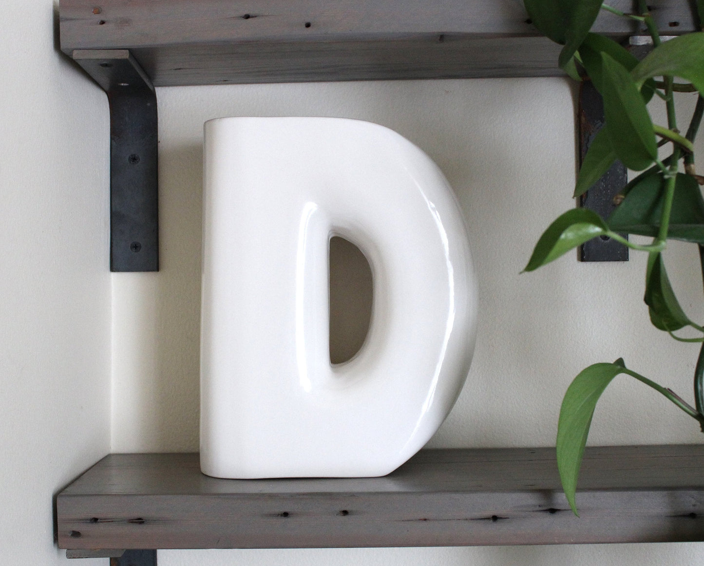 Ceramic Vase | Letter D