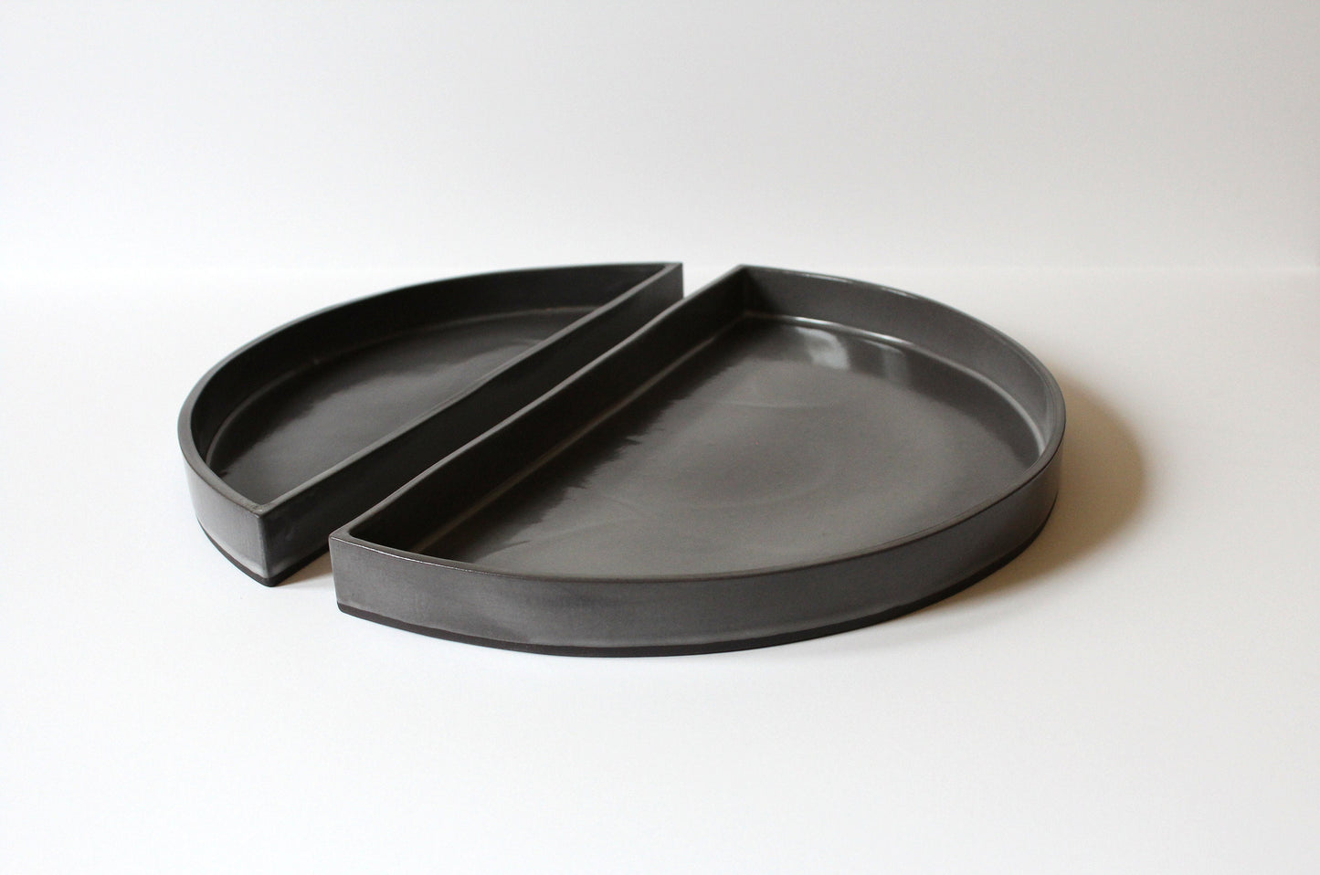 Lunar Ceramic Tray Set | Warm Gray