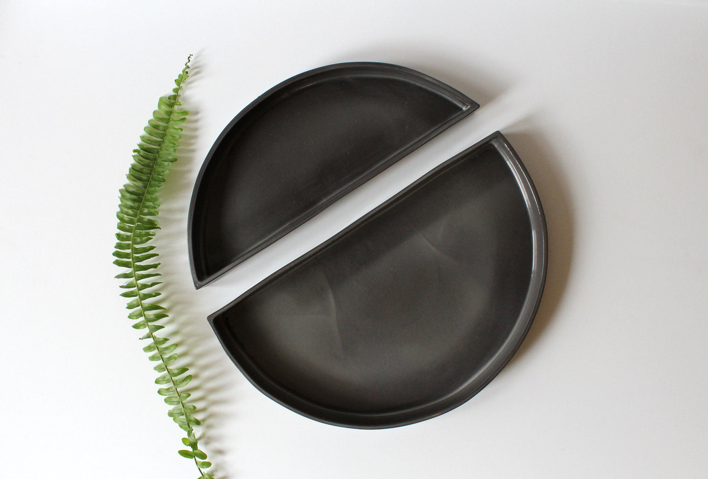 Lunar Ceramic Tray Set | Warm Gray