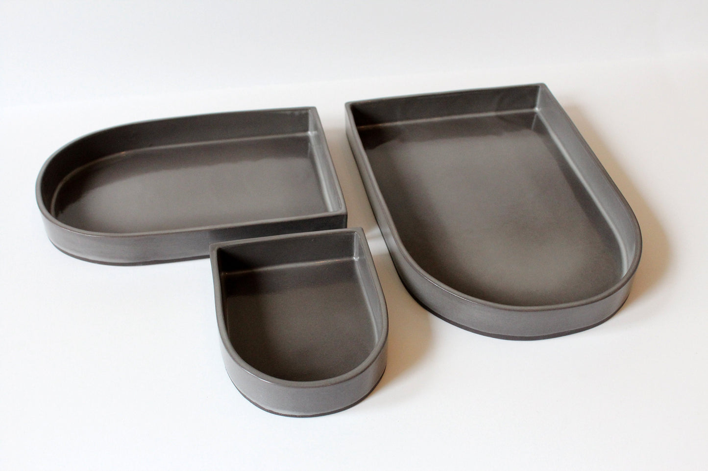 Arch Ceramic Nesting Trays | Warm Gray