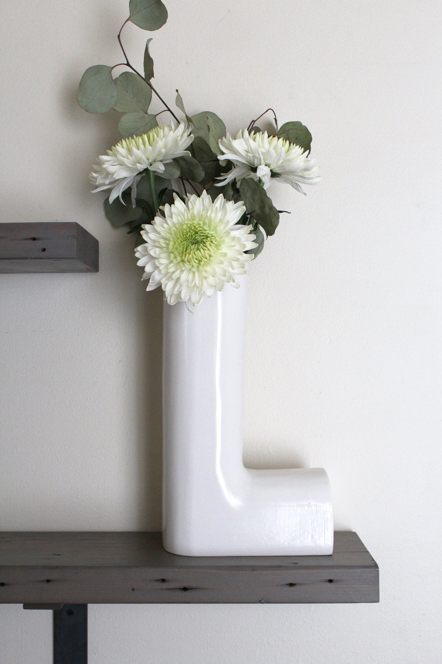 Ceramic Vase | Letter L