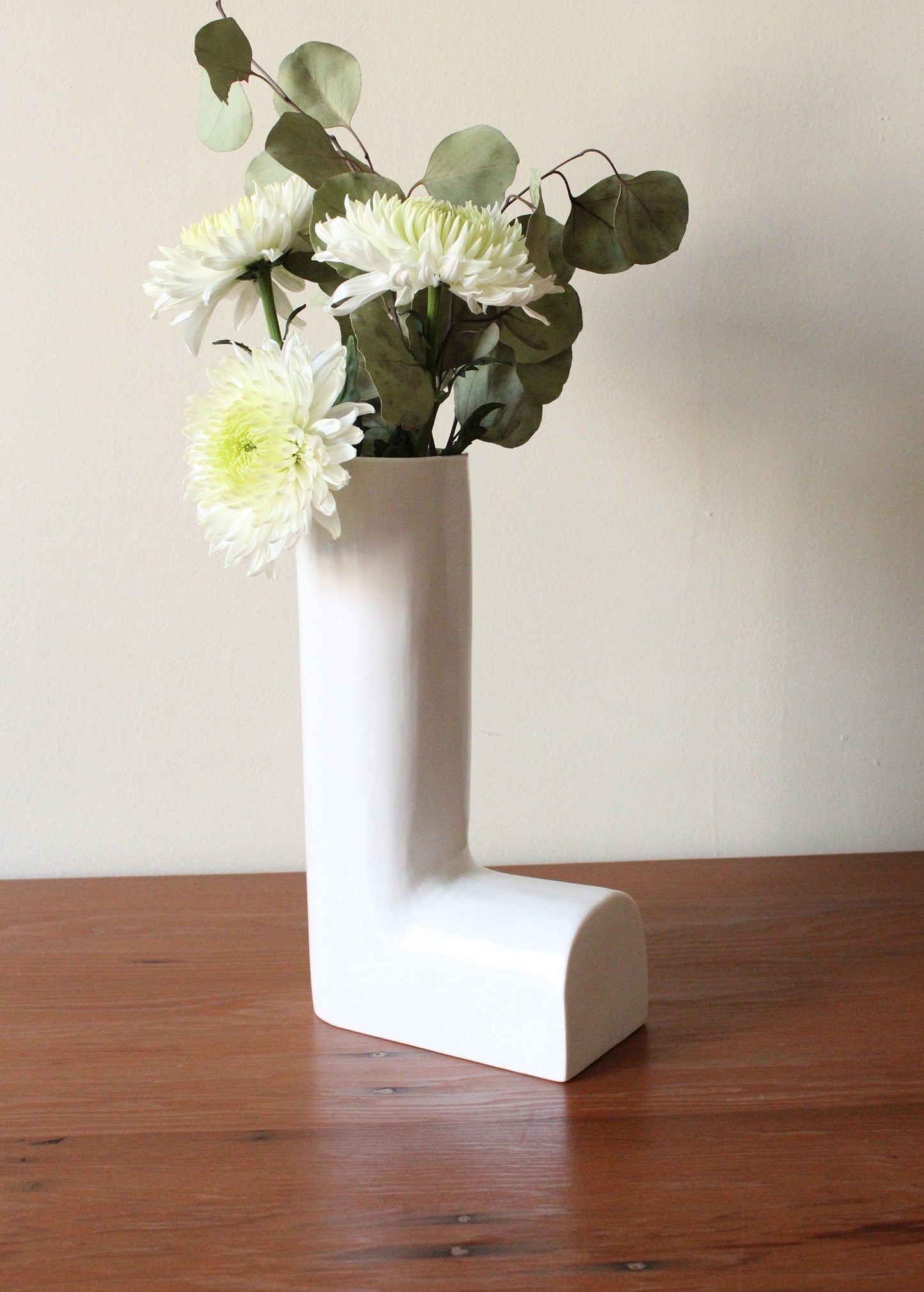 Ceramic Vase | Letter L